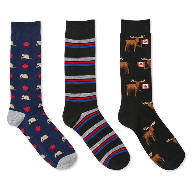 George Men's Crew Socks 3-Pack