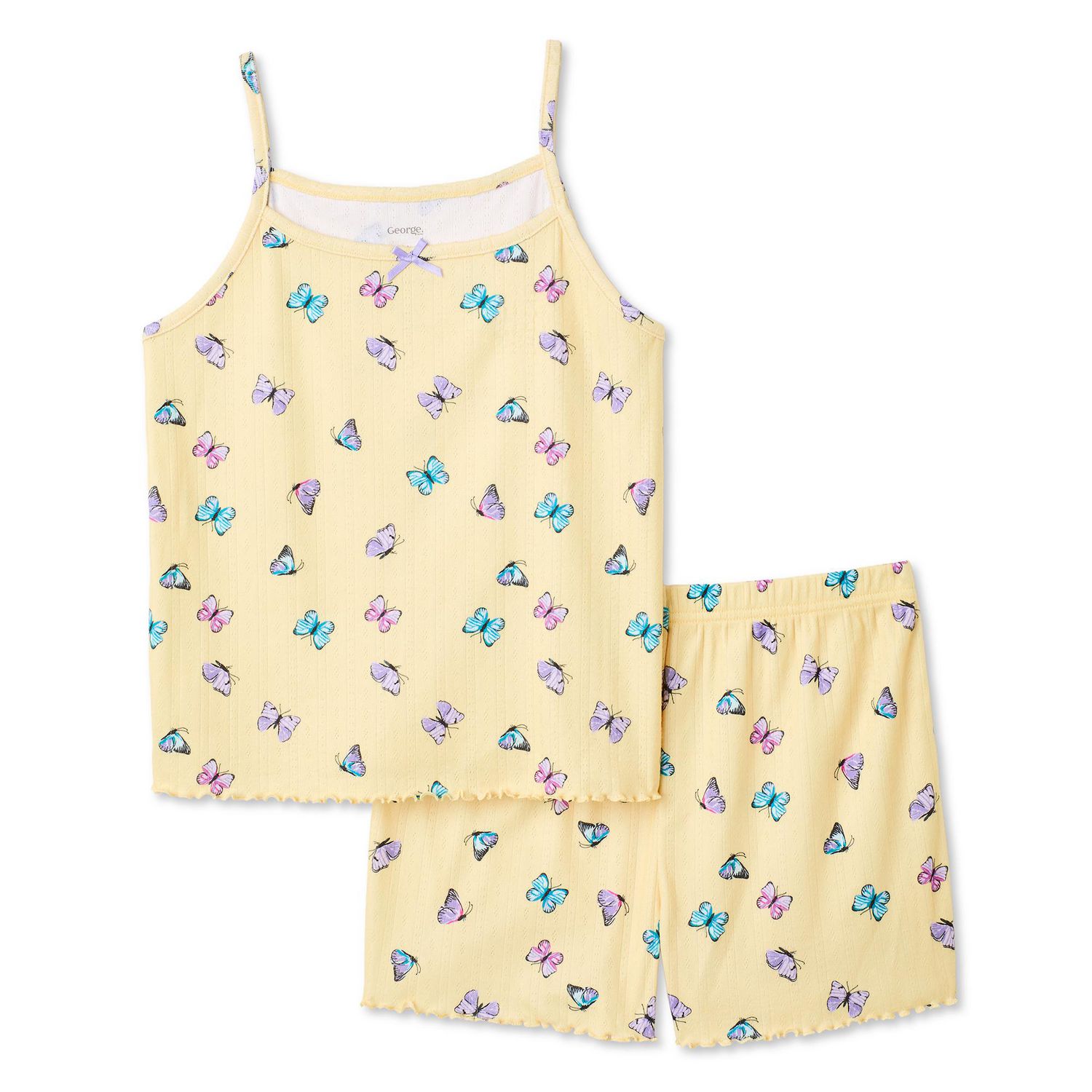Pyjama 2 pièces en tricot pointelle George pour filles
