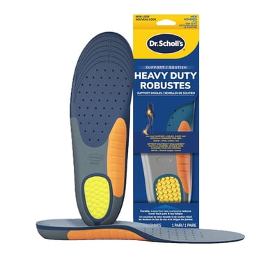 Dr. Scholl's Heavy Duty Support Insole Orthotics, Big & Tall, 200lbs+, Men Size 8-14
