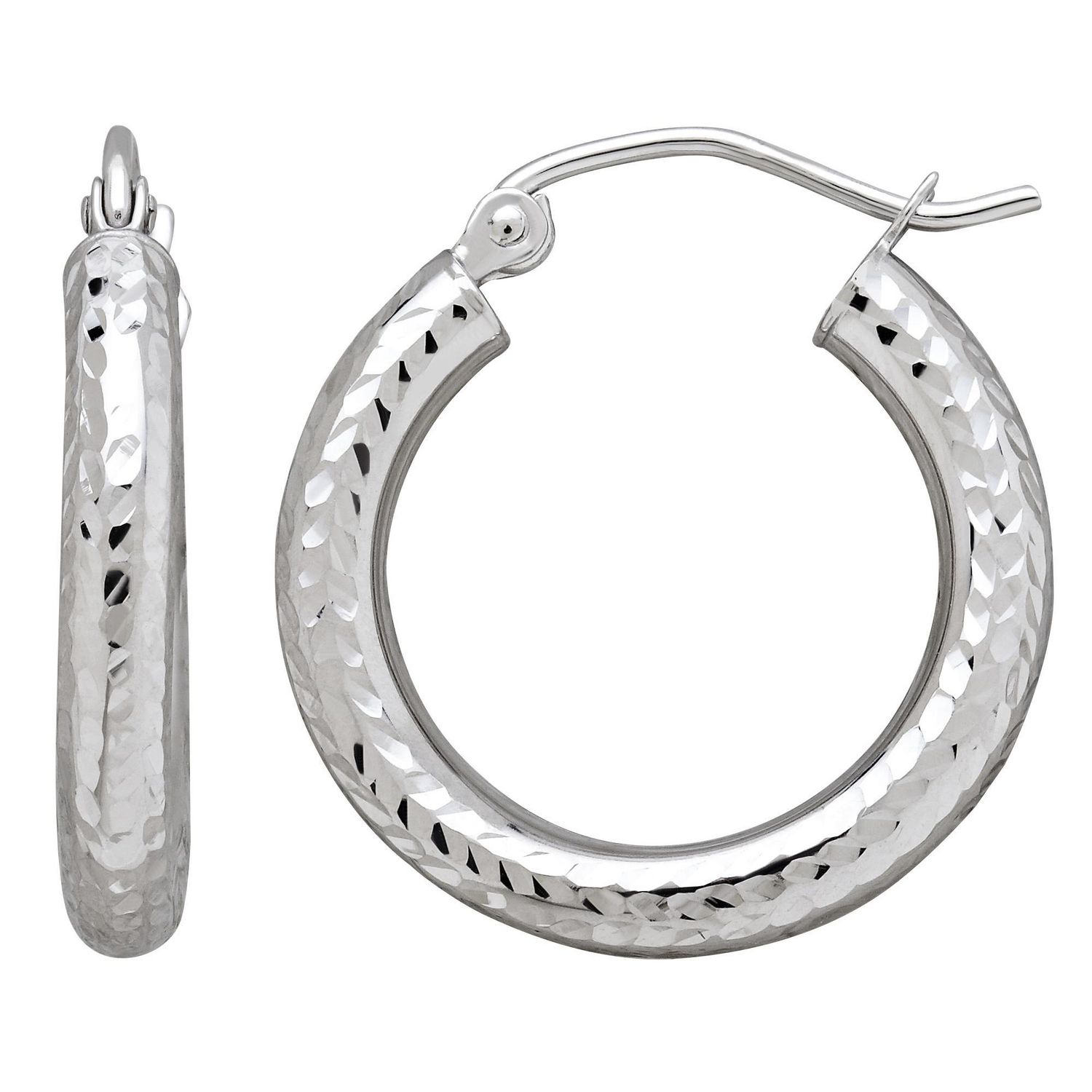 14k-white-gold-diamond-cut-hoop-earrings-20mm-walmart-canada