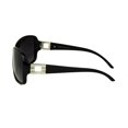 thumbnail image 2 of George Womens Polarized Black Square Sunglasses, 2 of 3