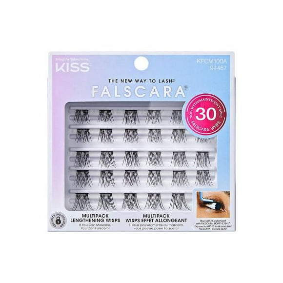 Kiss Falscara - Multi Pack Lengthening Wisp - 30 Falscara Wisps, Kiss Falscara Wisps