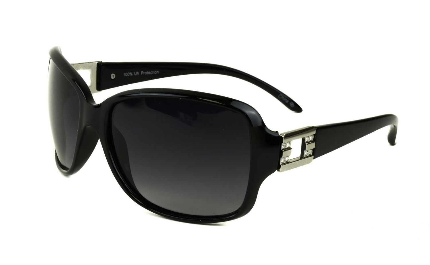 George Womens Polarized Black Square Sunglasses | Walmart Canada