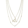 thumbnail image 2 of Luxury Designs Gold Plated Layered 3 pc Necklace, 2 of 3