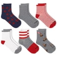 thumbnail image 4 of HOTSOX Women's 6 Pair Fashion Mid Crew Socks Size 4-10, 4 of 6