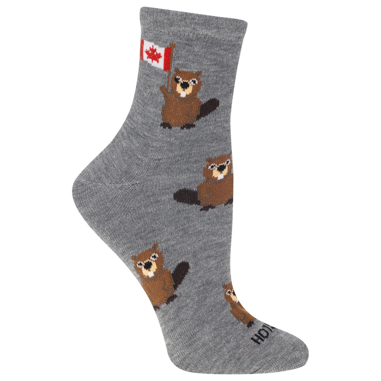 HOTSOX Mi-Chaussettes de mode pour femmes. 6 paires. Taille 4-10