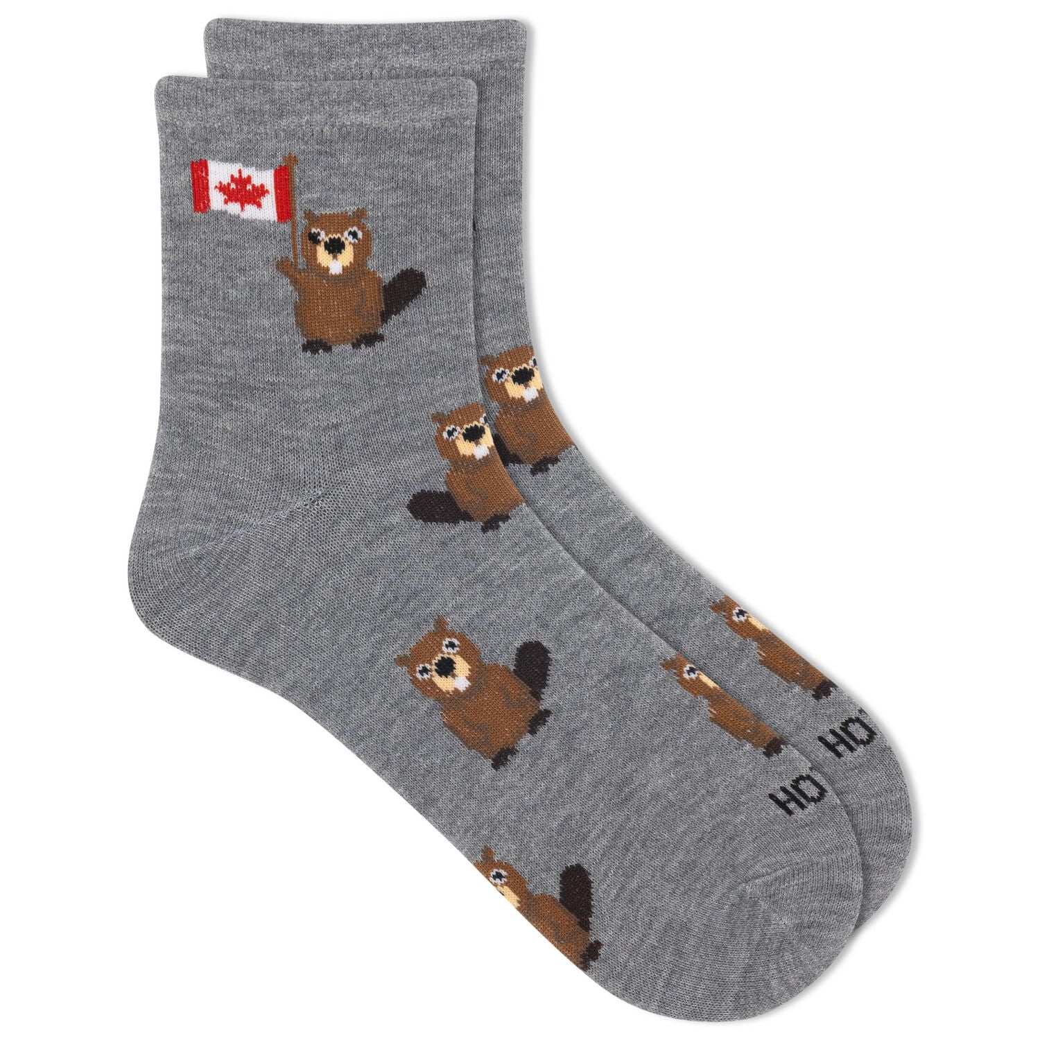 HOTSOX Mi-Chaussettes de mode pour femmes. 6 paires. Taille 4-10