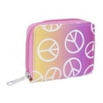 thumbnail image 2 of Peace Zip Around Cute Wallet, 2 of 5