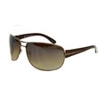 thumbnail image 2 of George Mens Brown Aviator Sunglasses, 2 of 3