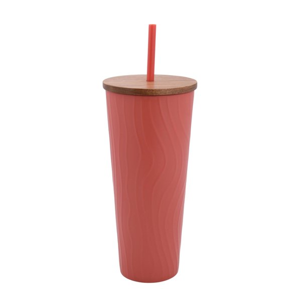 HomeTrends Bamboo Melamine Red Tumbler Walmart.ca