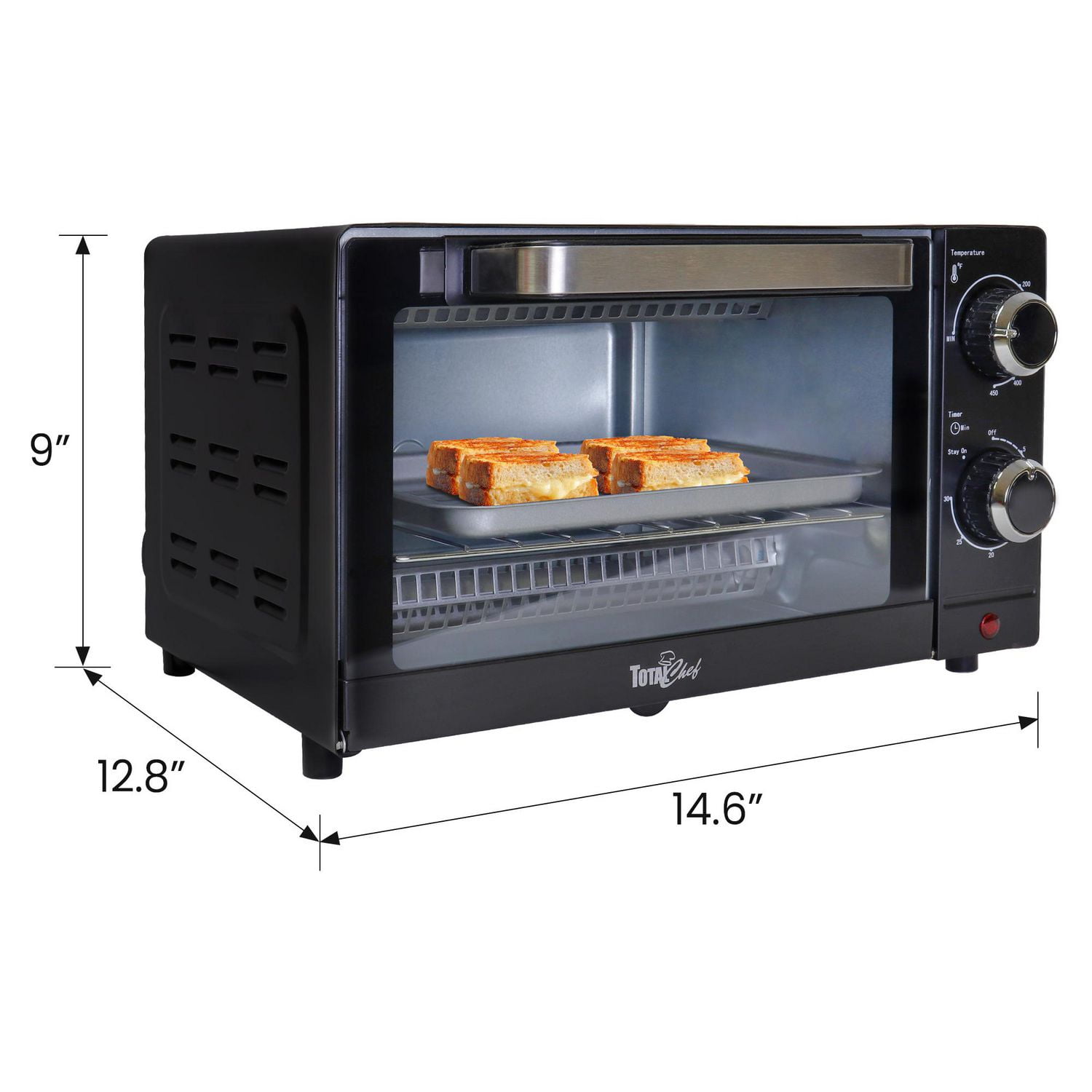 How many watts does a toaster oven use sale