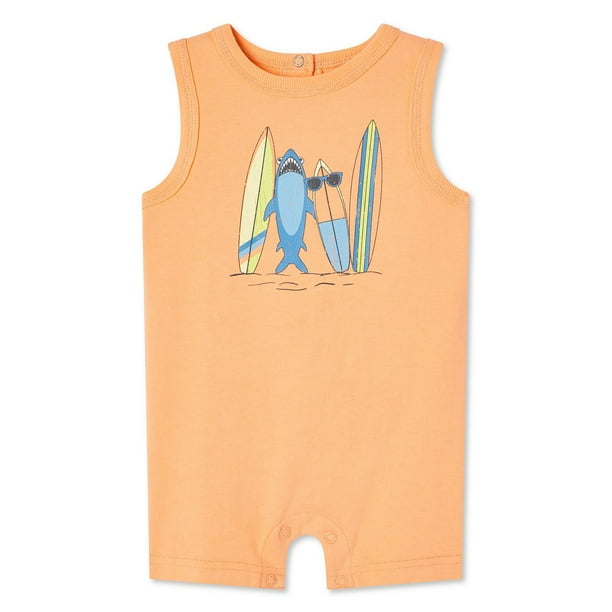Baby Boys' Tank Romper Walmart.ca
