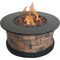 thumbnail image 1 of Bond Silverrock Outdoor Gas Fire Table, 1 of 4
