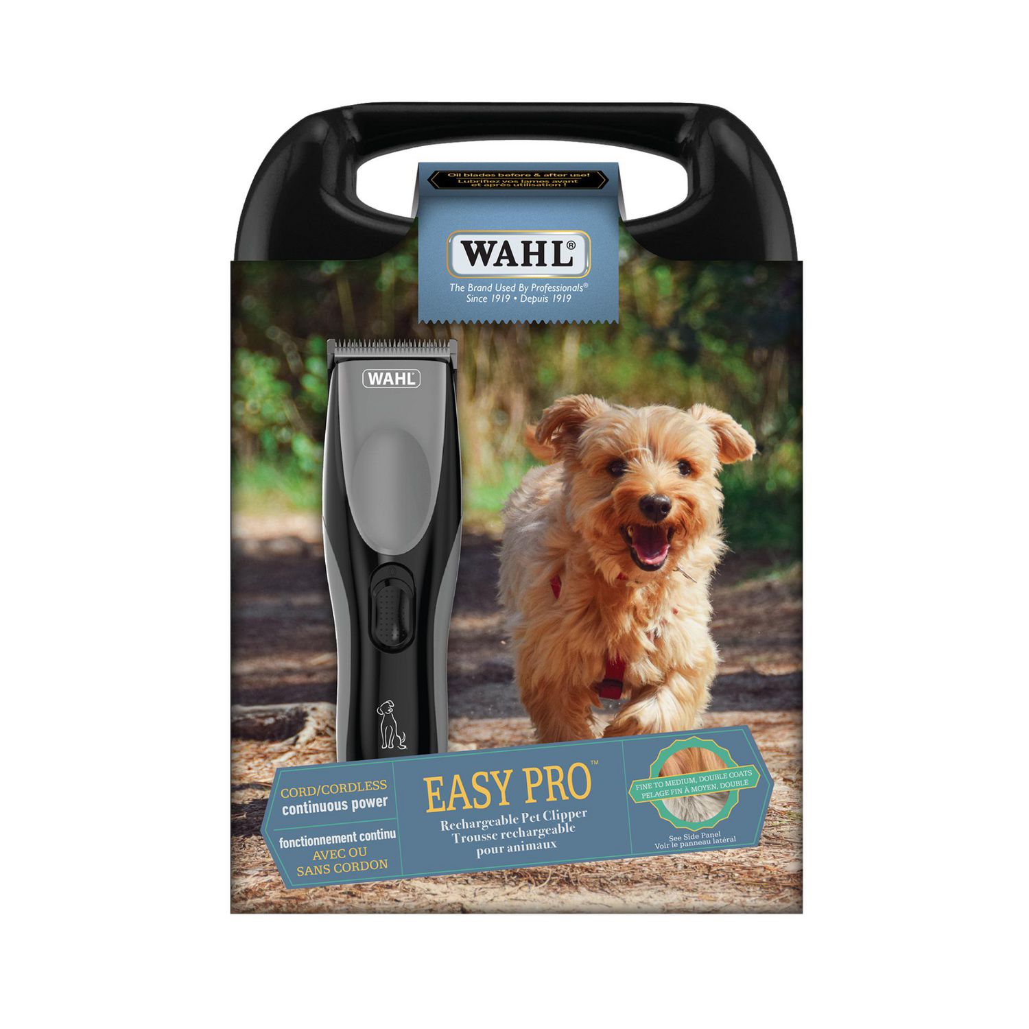Wahl Easy Pro Dog Clipper Kit, Cord/cordless for total freedom of