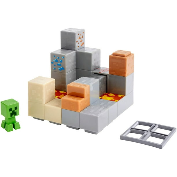 Minecraft – Pierre – Coffret Mini-environnement – Pont-levis