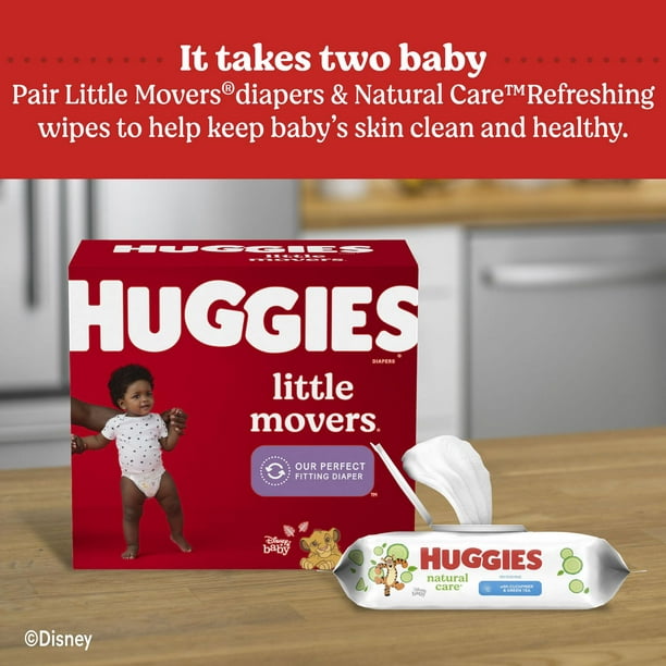 Lingettes bébés , 4 paquets de 60 +1 offert - WaterWipes