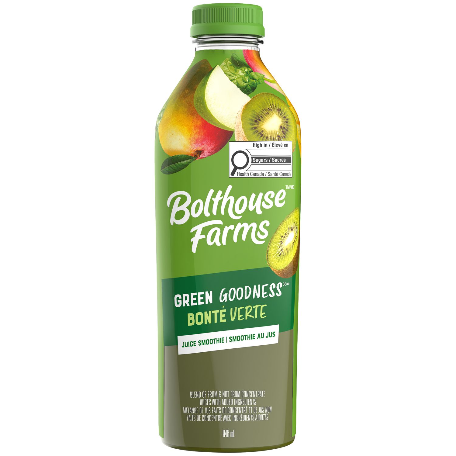 Bolthouse Farms Green Goodness Fruit Juice Smoothie, 946 mL