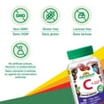 thumbnail image 4 of Jamieson gummies vitamine C soutien immunitaire, 125 mg, baie de sureau, 60 gummies, 4 of 6