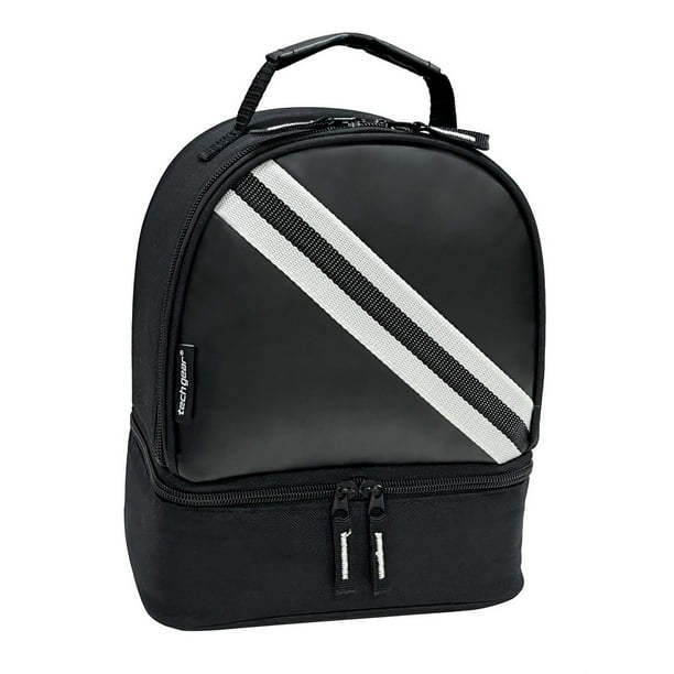 Tech Gear Dual Compartment Lunchbag - Preppy Stripe, Fully insulated ...