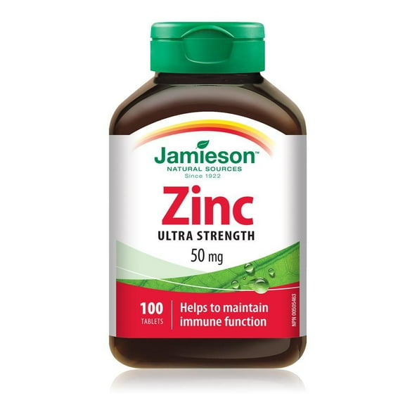 Jamieson Zinc 50 mg Tablets