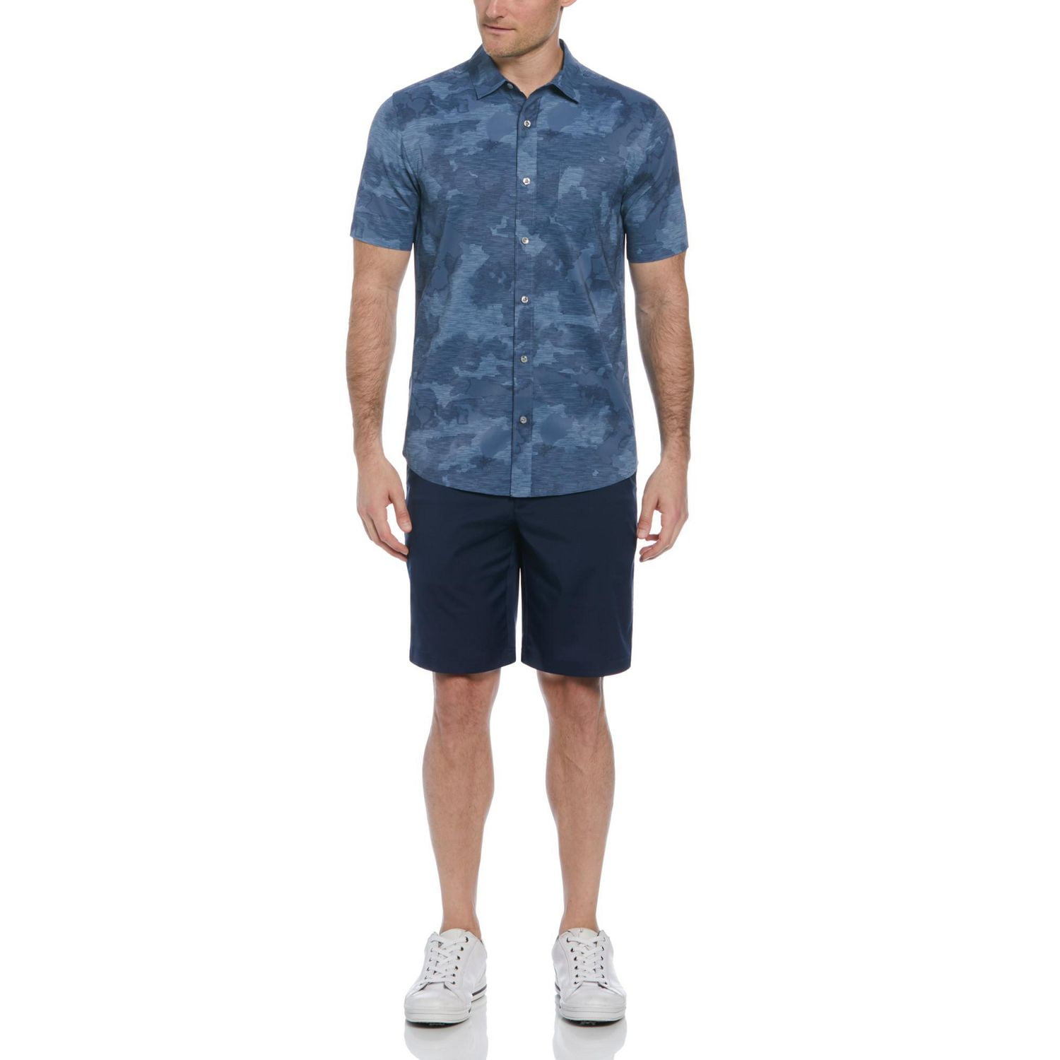 PGA TOUR APPAREL Men's Abstract Sky Print Golf Shirt