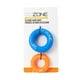 Paquet de 2 anneaux de renforcement des mains GoZone – Bleu/orange En silicone durable – image 5 sur 6