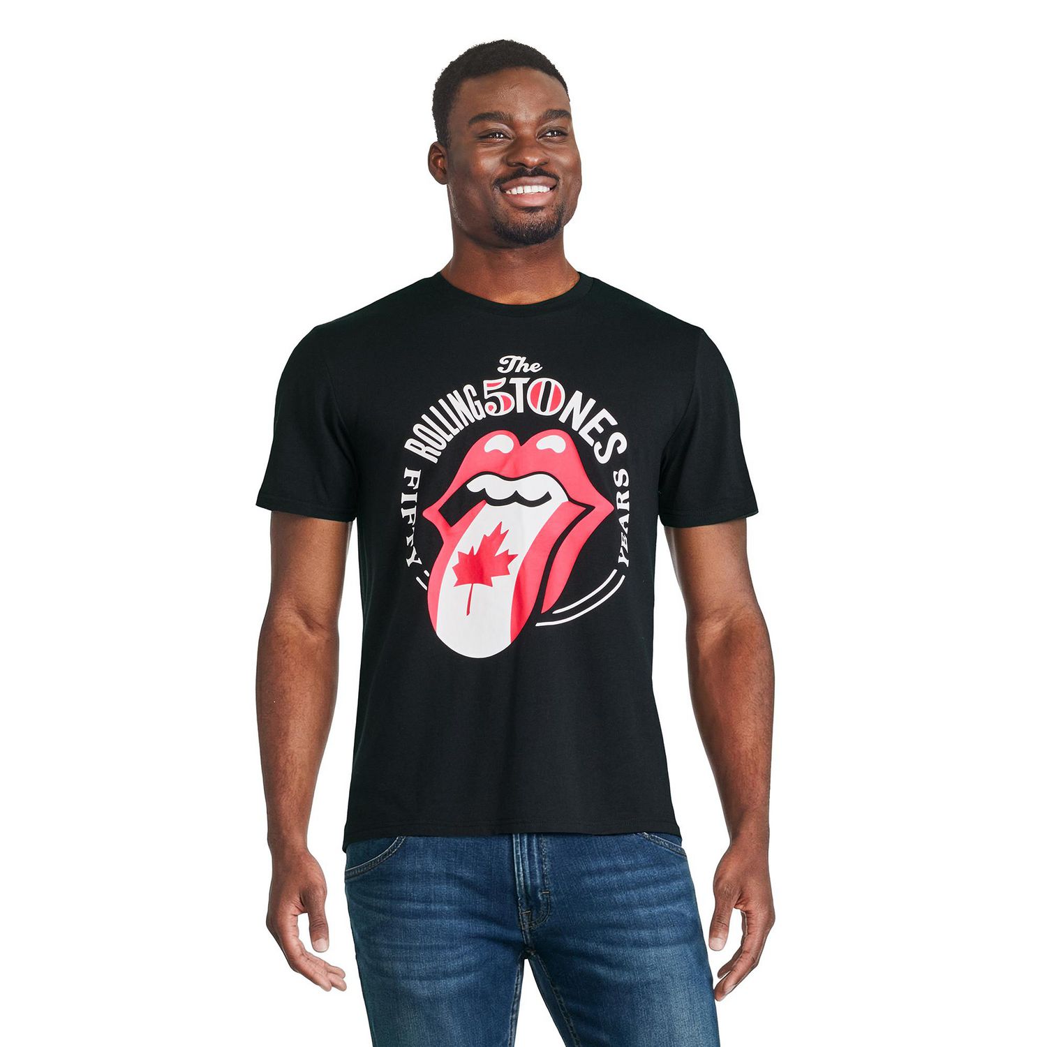 T-shirt de la fête du Canada The Rolling Stones pour hommes