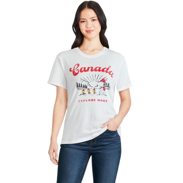Peanuts Women's Snoopy Canada T-Shirt