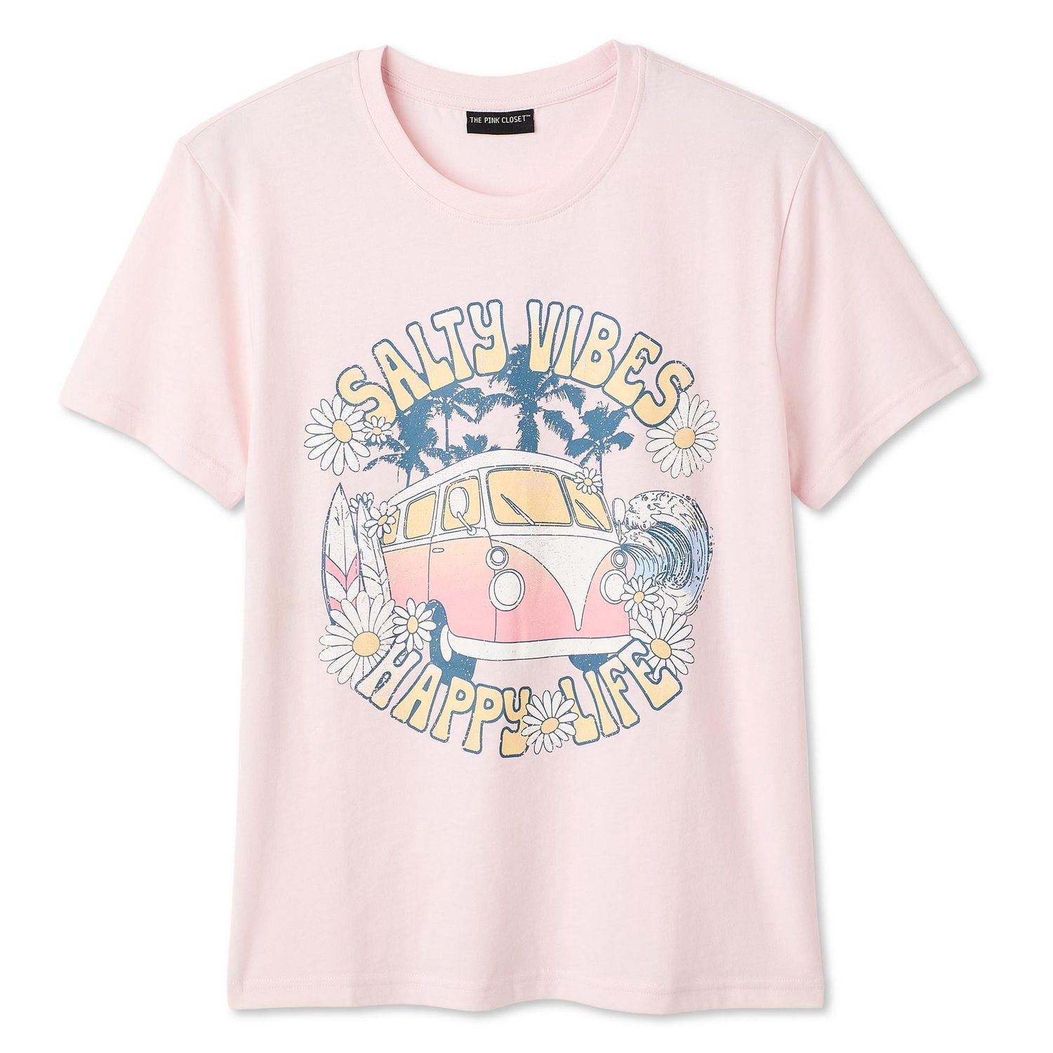T-shirt coupe garçonne The Pink Closet pour femmes