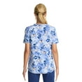 thumbnail image 4 of Scrubstar Women's Tie Dye Dogs V-Neck Print Scrub Top, 4 of 4