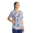 thumbnail image 2 of Scrubstar Women's Country Stroll V-Neck Print Scrub Top, 2 of 4
