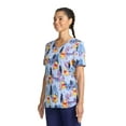 thumbnail image 3 of Scrubstar Women's Country Stroll V-Neck Print Scrub Top, 3 of 4