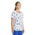 thumbnail image 2 of Scrubstar Women's Cookie Dreams V-Neck Print Scrub Top, 2 of 4