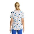 thumbnail image 4 of Scrubstar Women's Cookie Dreams V-Neck Print Scrub Top, 4 of 4