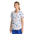 thumbnail image 3 of Scrubstar Women's Cookie Dreams V-Neck Print Scrub Top, 3 of 4