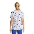 thumbnail image 4 of Scrubstar Women's Cookie Dreams V-Neck Print Scrub Top, 4 of 4