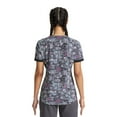 thumbnail image 4 of Scrubstar Women's Wellness Icons V-Neck Print Scrub Top, 4 of 4