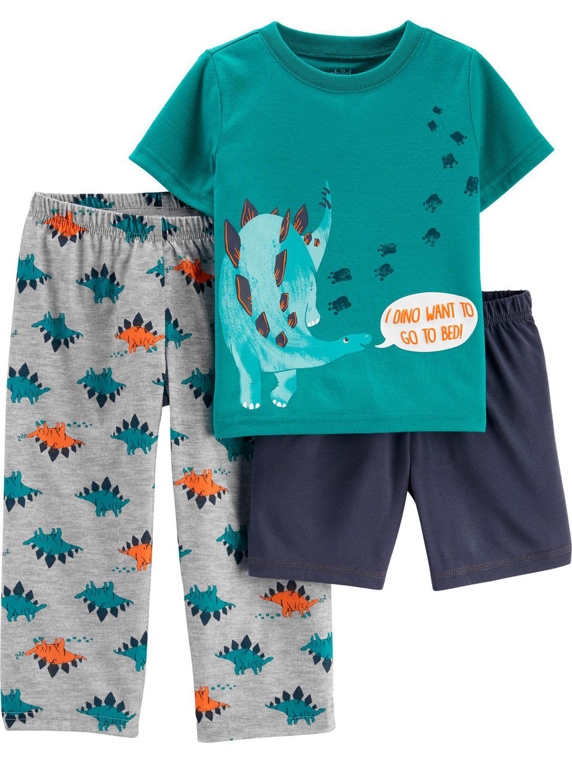 Child of Mine By Carters Toddler Boy 3 Piece Pajamas -Dino | Walmart Canada