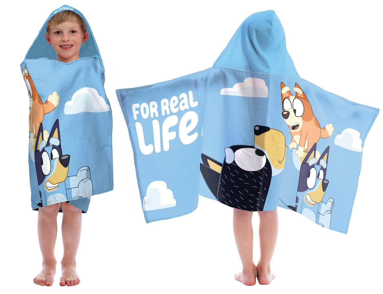 Bluey Kids Hooded Towel 100 Cotton Hooded Towel 22 x 51 Walmart