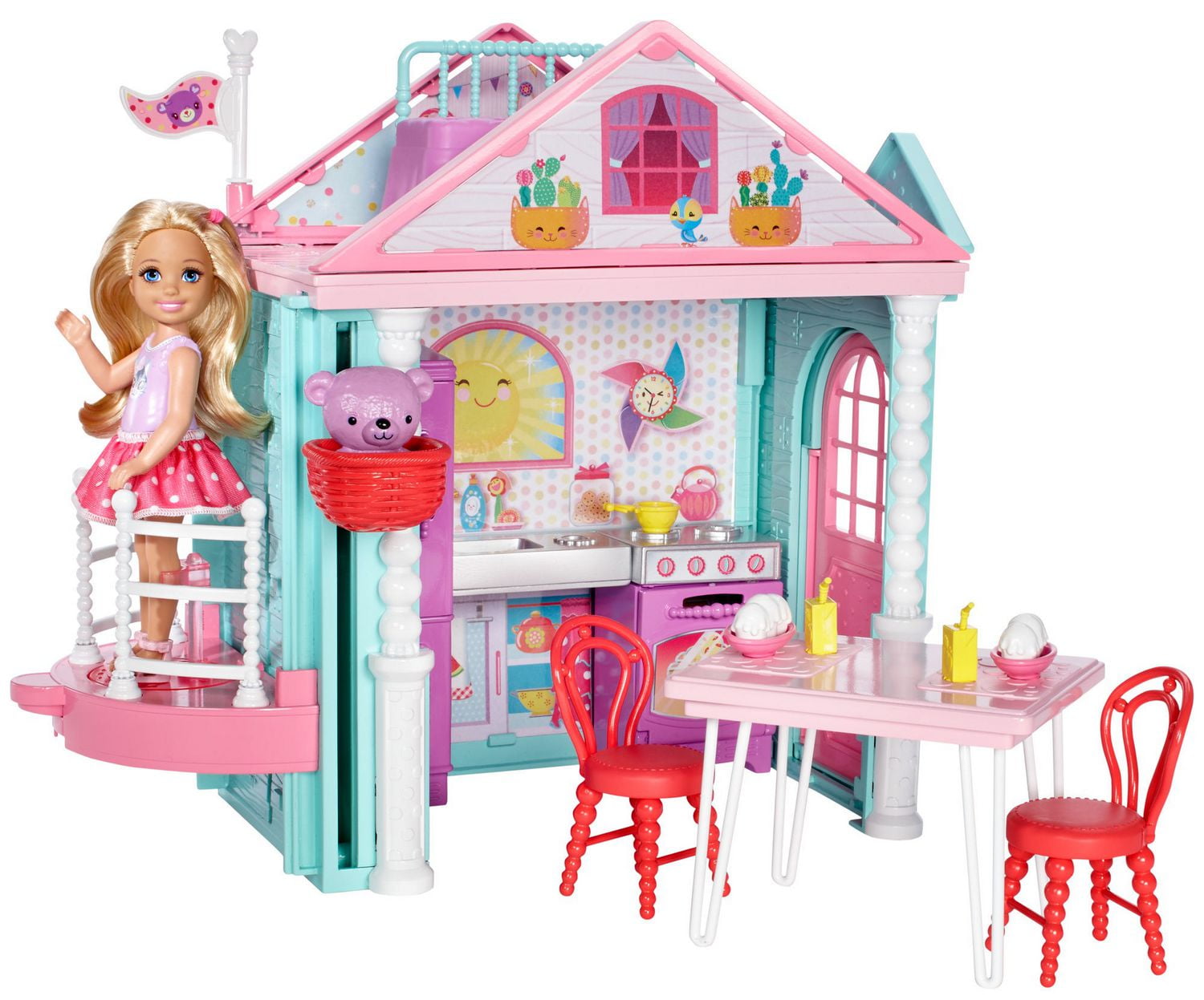 Walmart barbie best sale playhouse