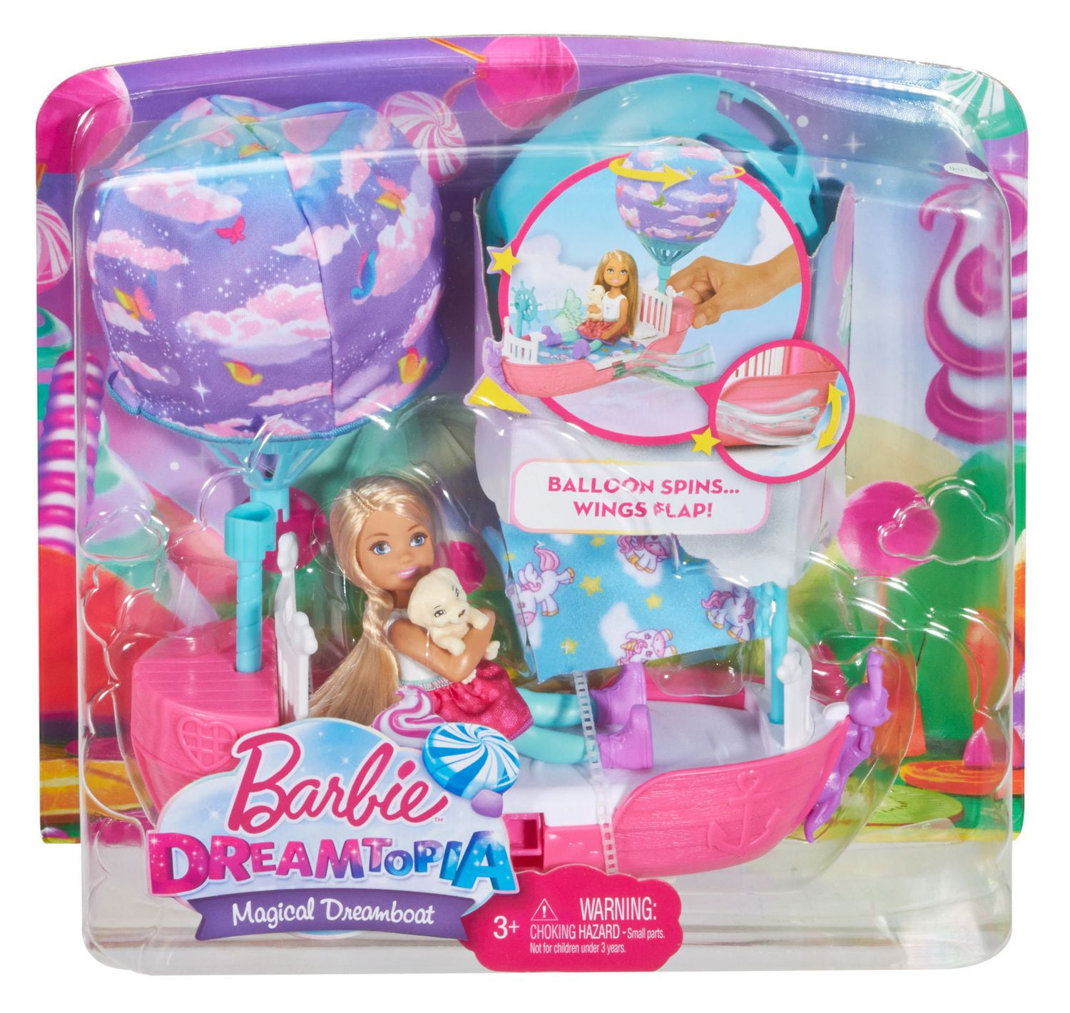 Barbie Dreamtopia Chelsea s Magical Dreamboat Walmart