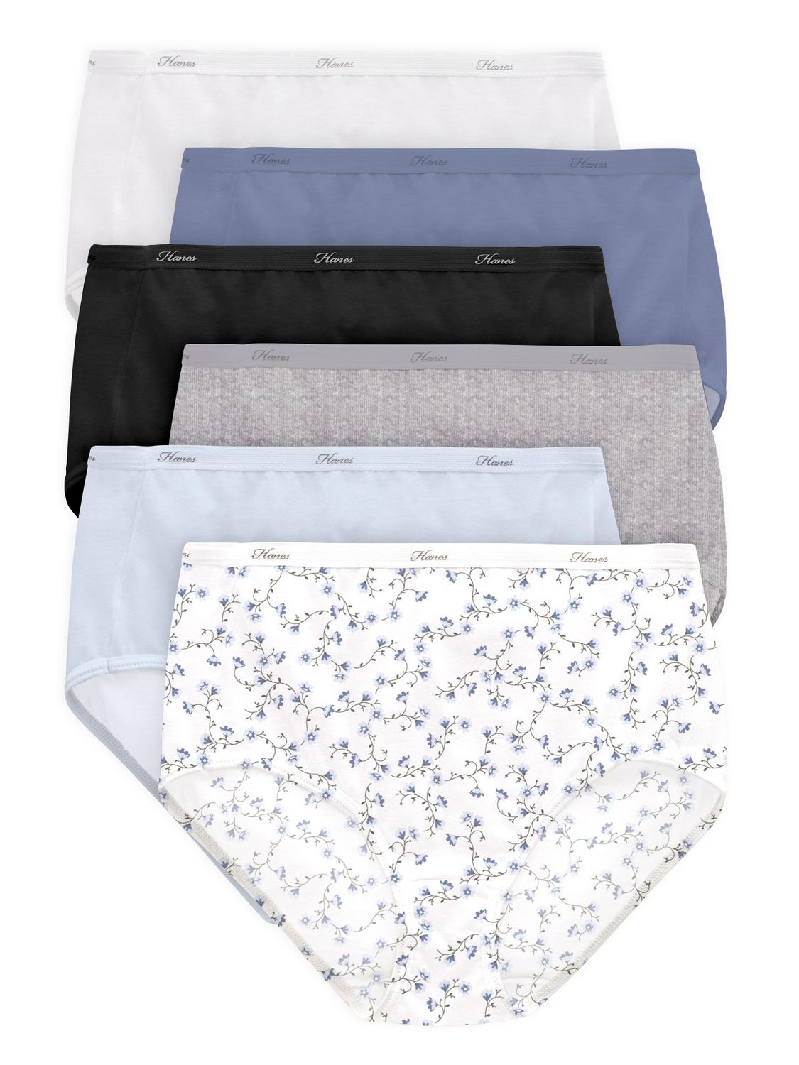 Hanes Women's 6-pack Basics Brief