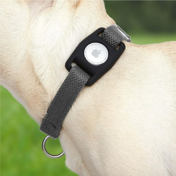 Étui de protection compatible avec Apple AirTags pour collier de chien et  chat, porte-boucle pour animal de compagnie, accessoires de support AirTag  avec protecteurs d'écran, housse en silicone Air Tag pour collier