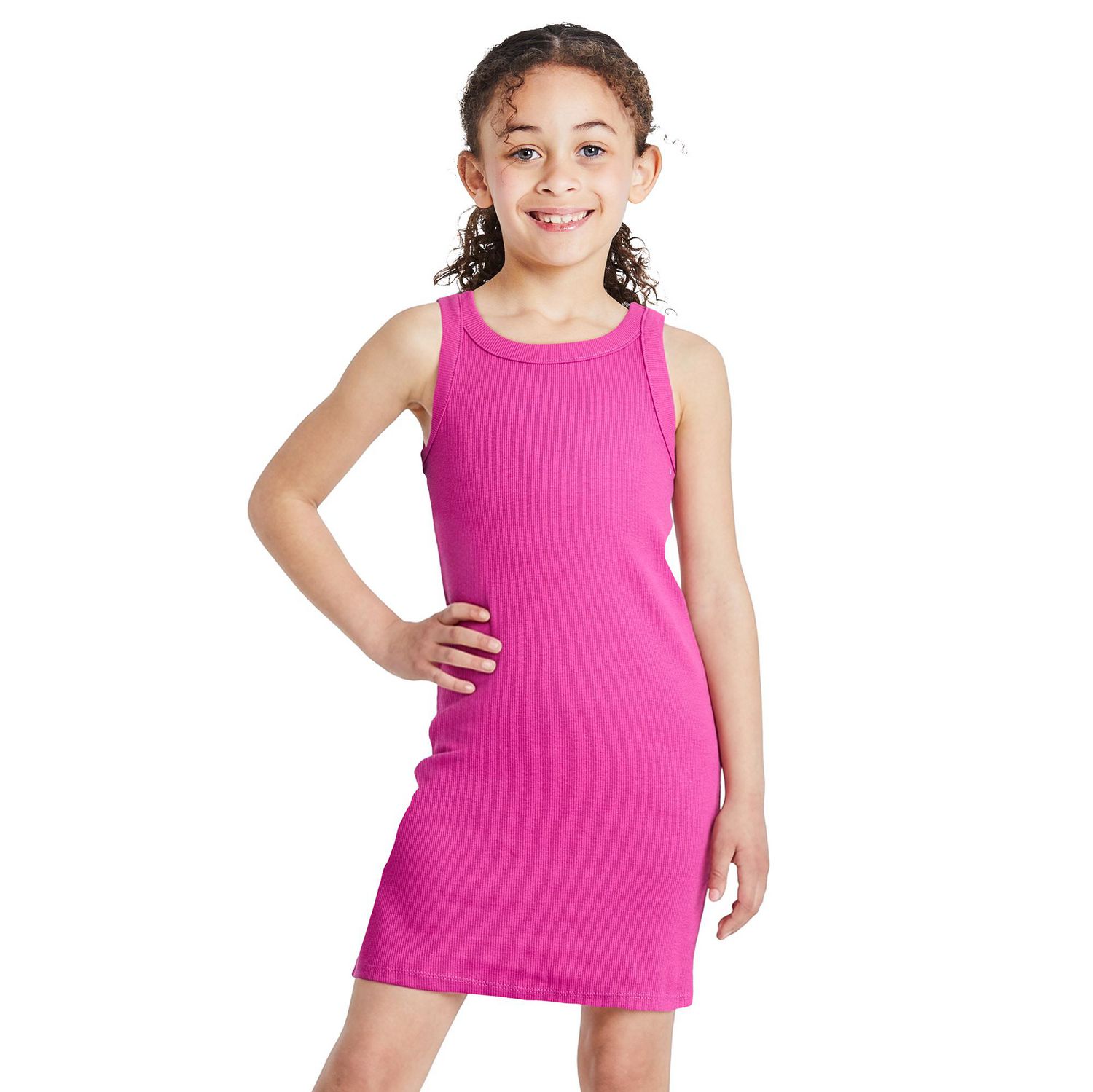 Robe-débardeur côtelée George pour filles