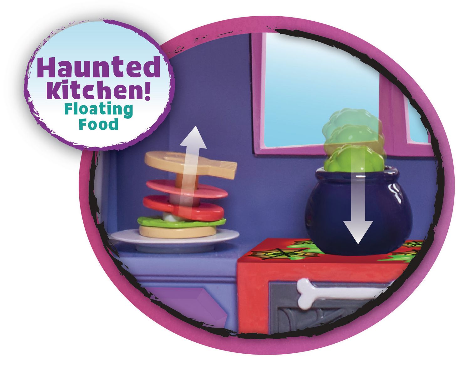 Vampirina kitchen hot sale set