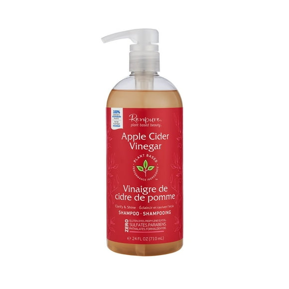 Renpure Shampoing au Vinaigre de Cidre de Pomme à Base de Plantes