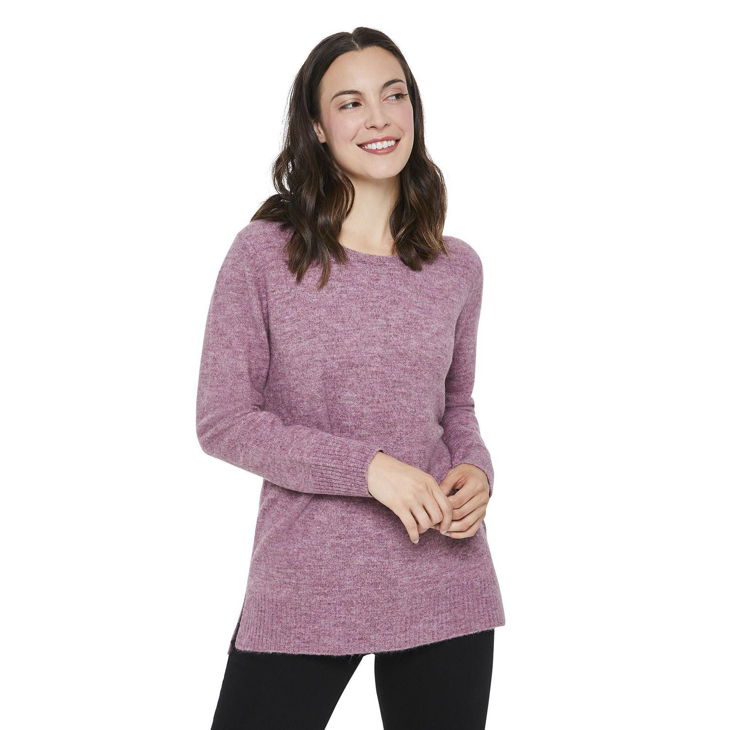 Women's Yummy Crew Neckline Sweater Walmart Canada