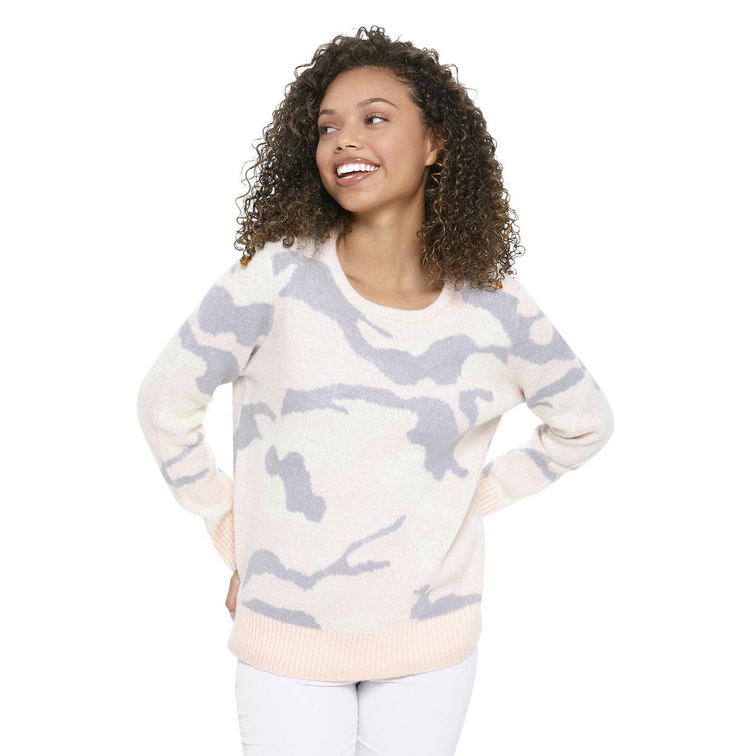 Women's Yummy Crew Neckline Sweater Walmart Canada