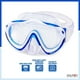 Dolfino Pro Manta Pro Youth Mask and Snorkel Combo - Bleu / Blanc – image 3 sur 6