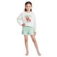 thumbnail image 4 of George Girls' Two Piece Short Pajama Set, 4 of 6